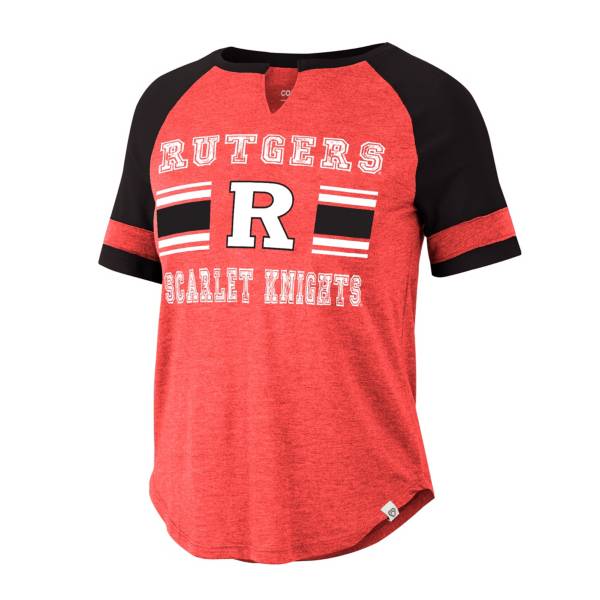 Colosseum Women's Rutgers Scarlet Knights Scarlet Raglan T-Shirt product image