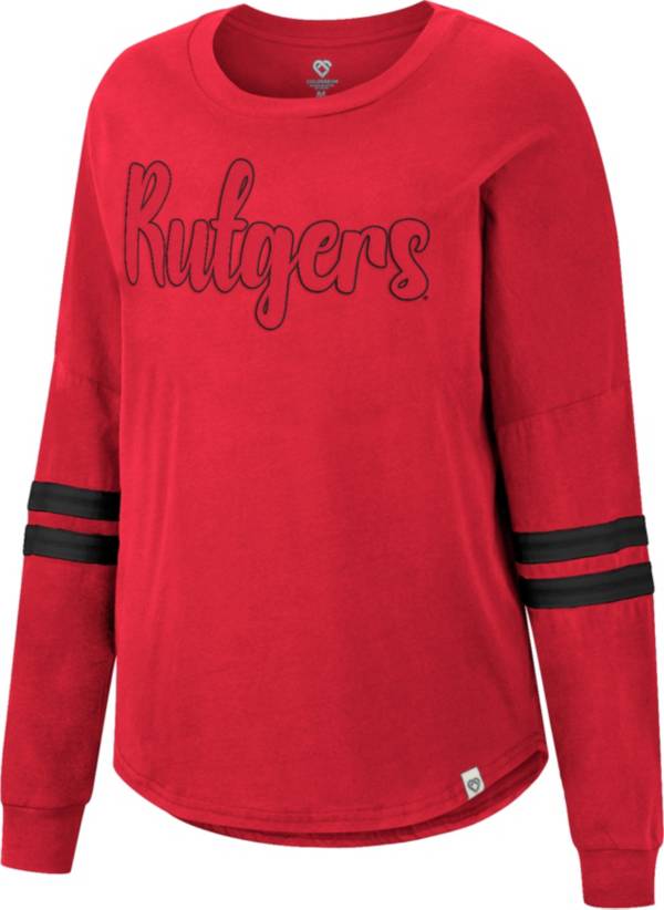 Colosseum Women's Rutgers Scarlet Knights Scarlet Earth Longsleeve T-Shirt product image