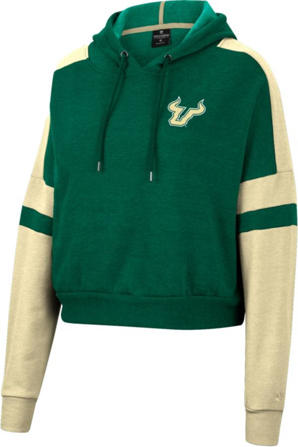 Colosseum Women's South Florida Bulls Green Paris Pullover Hoodie product image