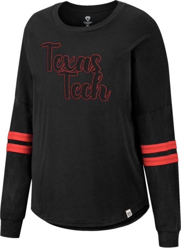 Colosseum Women's Texas Tech Red Raiders Black Earth Longsleeve T-Shirt product image