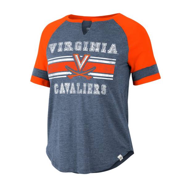 Colosseum Women's Virginia Cavaliers Navy  Raglan T-Shirt product image