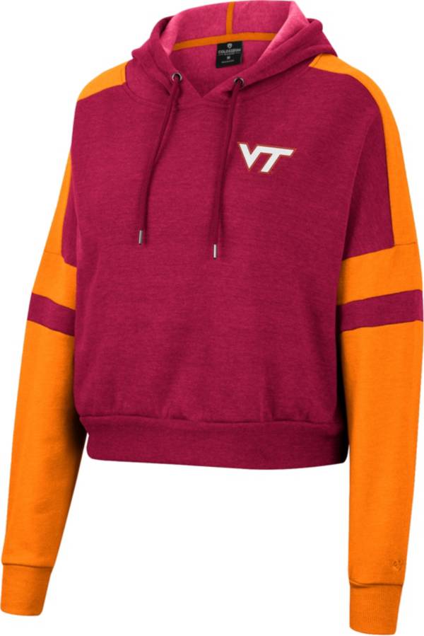 Colosseum Women's Virginia Tech Hokies Maroon Paris Pullover Hoodie product image