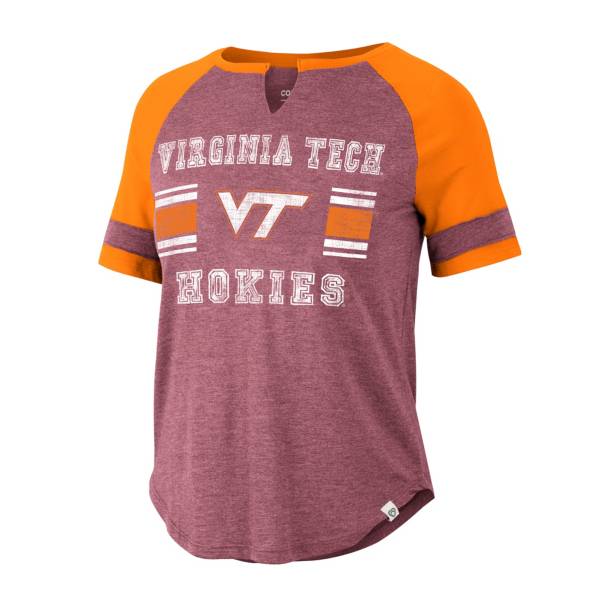 Colosseum Women's Virginia Tech Hokies Maroon Raglan T-Shirt product image