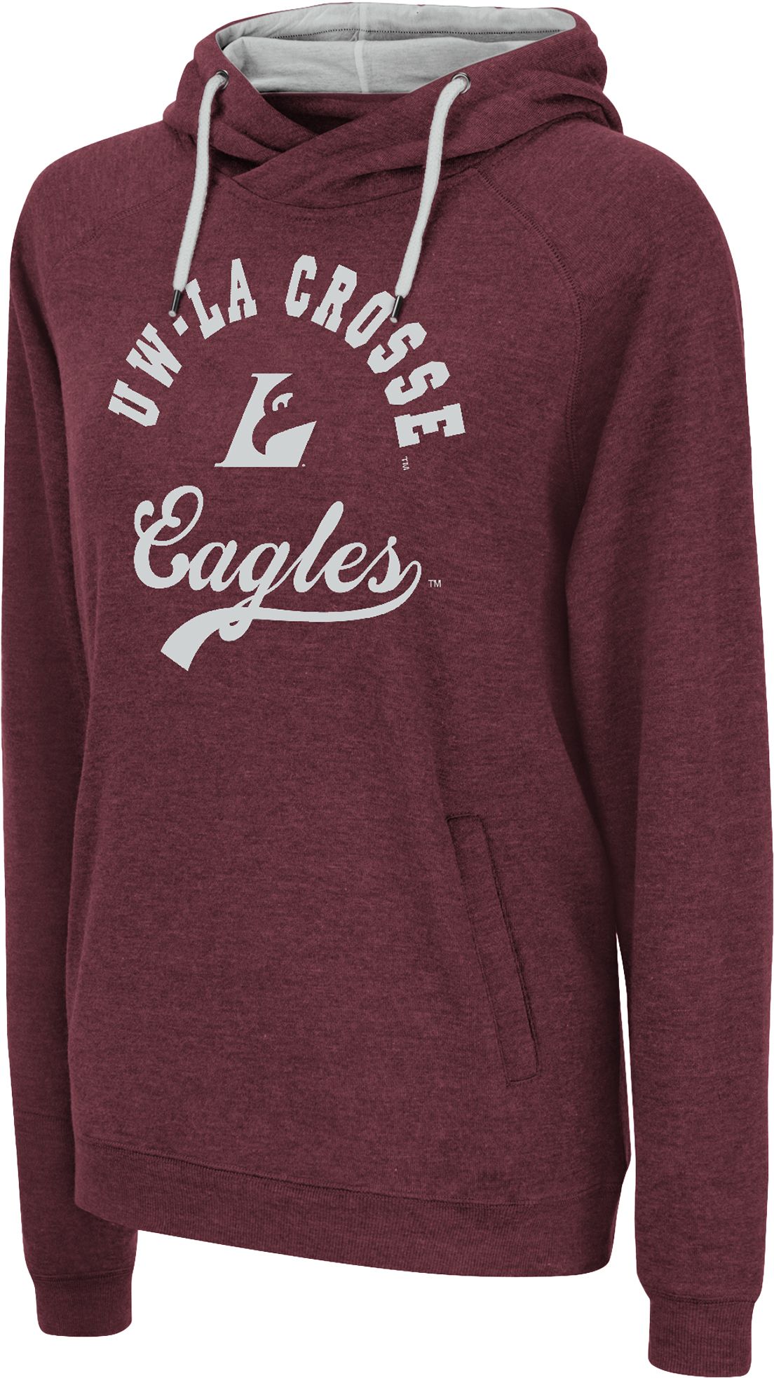 Colosseum Women's UwLa Crosse Eagles Maroon Hoodie Big Apple Buddy