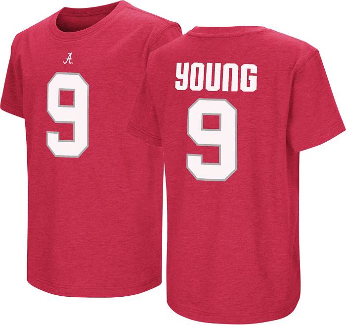 Colosseum Youth Alabama Crimson Tide Crimson Bryce Young #9 T-Shirt