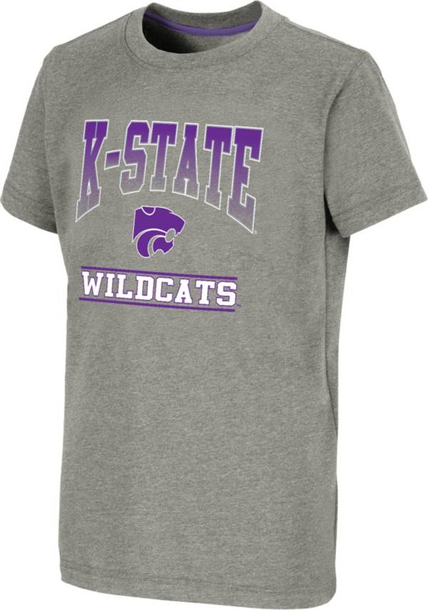 Colosseum Youth Kansas State Wildcats Grey Toffee T-Shirt product image