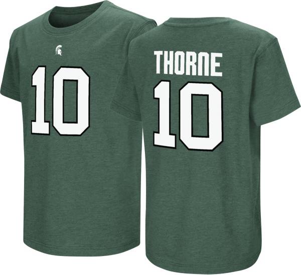 Colosseum Youth Michigan State Spartans Green Payton Thorne #10 T-Shirt product image