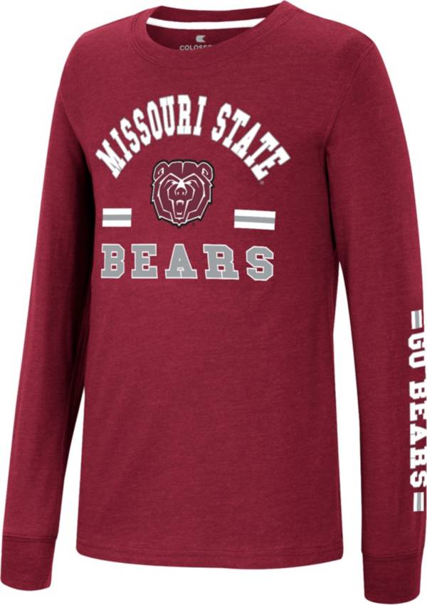 Colosseum Youth Mississippi State Bulldogs Maroon Roof Top Longsleeve T-Shirt product image