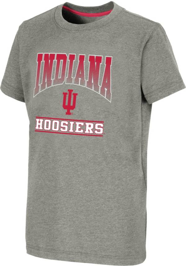 Colosseum Youth Indiana Hoosiers Grey Toffee T-Shirt product image