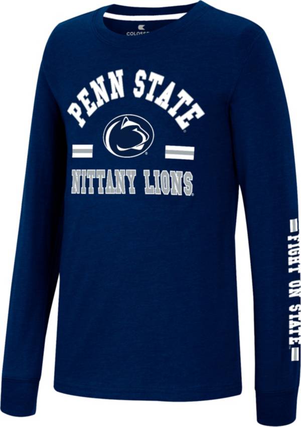 Colosseum Youth Penn State Nittany Lions Blue Roof Top Longsleeve T-Shirt product image