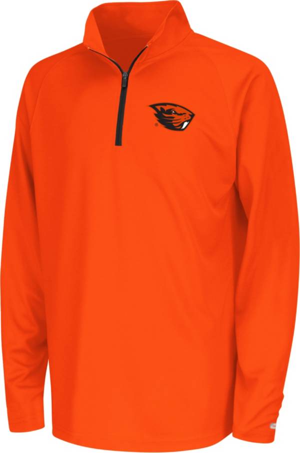 Colosseum Youth Oregon State Beavers Orange Draft 1/4 Zip Jacket product image