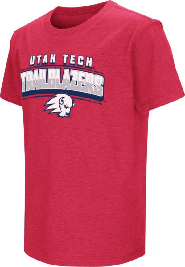 Colosseum Youth Utah Tech Trailblazers Red Playbook T-Shirt product image