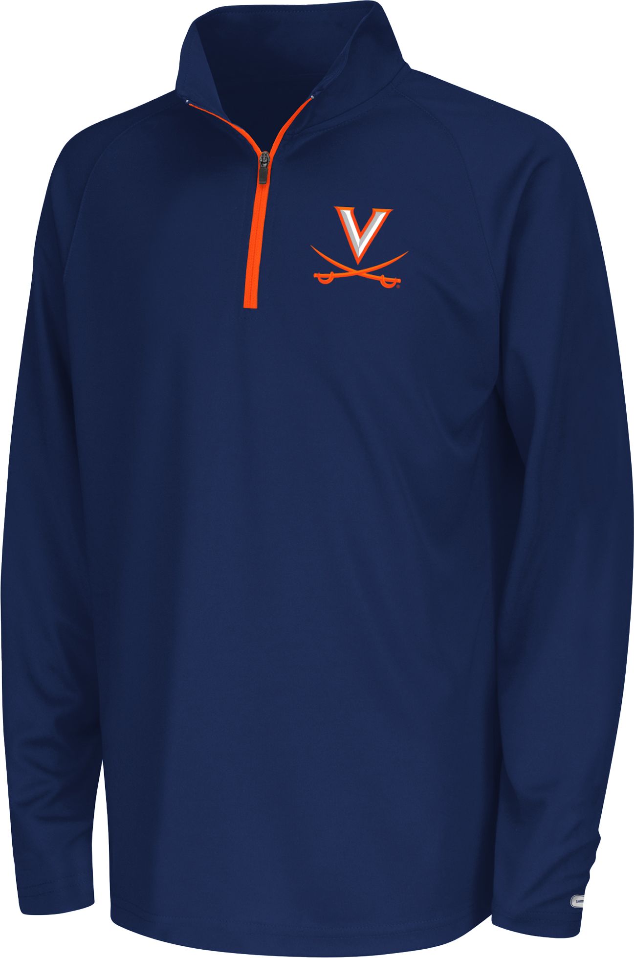 Colosseum Youth Virginia Cavaliers Blue Draft 1/4 Zip Jacket