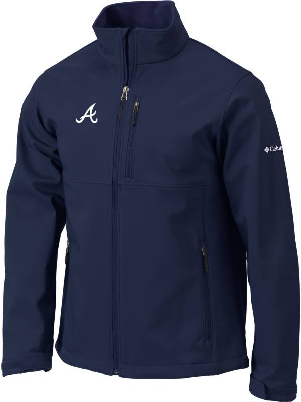 Columbia Men's Atlanta Braves Navy Ascender Full-Zip Jacket product image