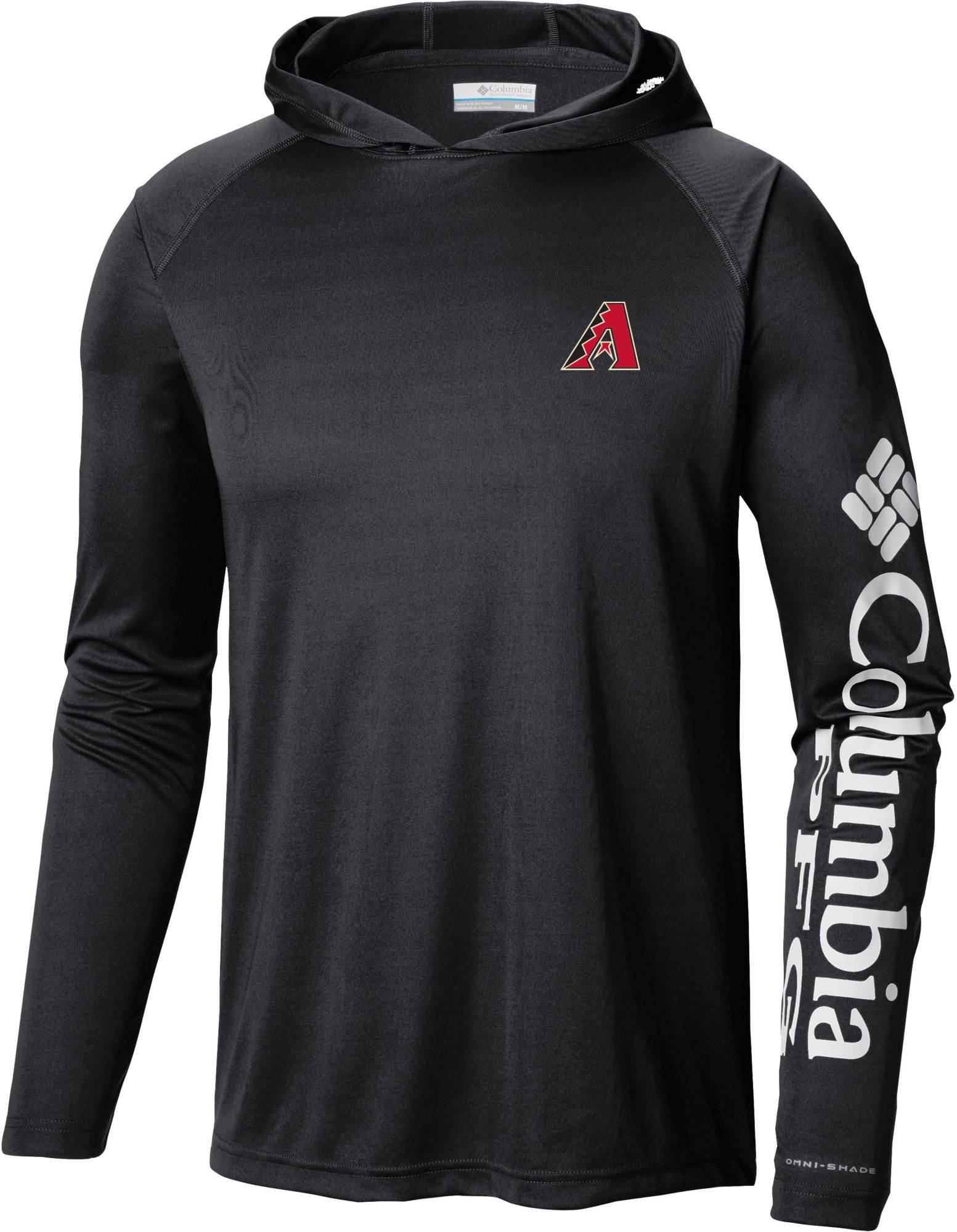 Columbia Men's Arizona Diamondbacks Black Tackle Pullover Hoodie product image