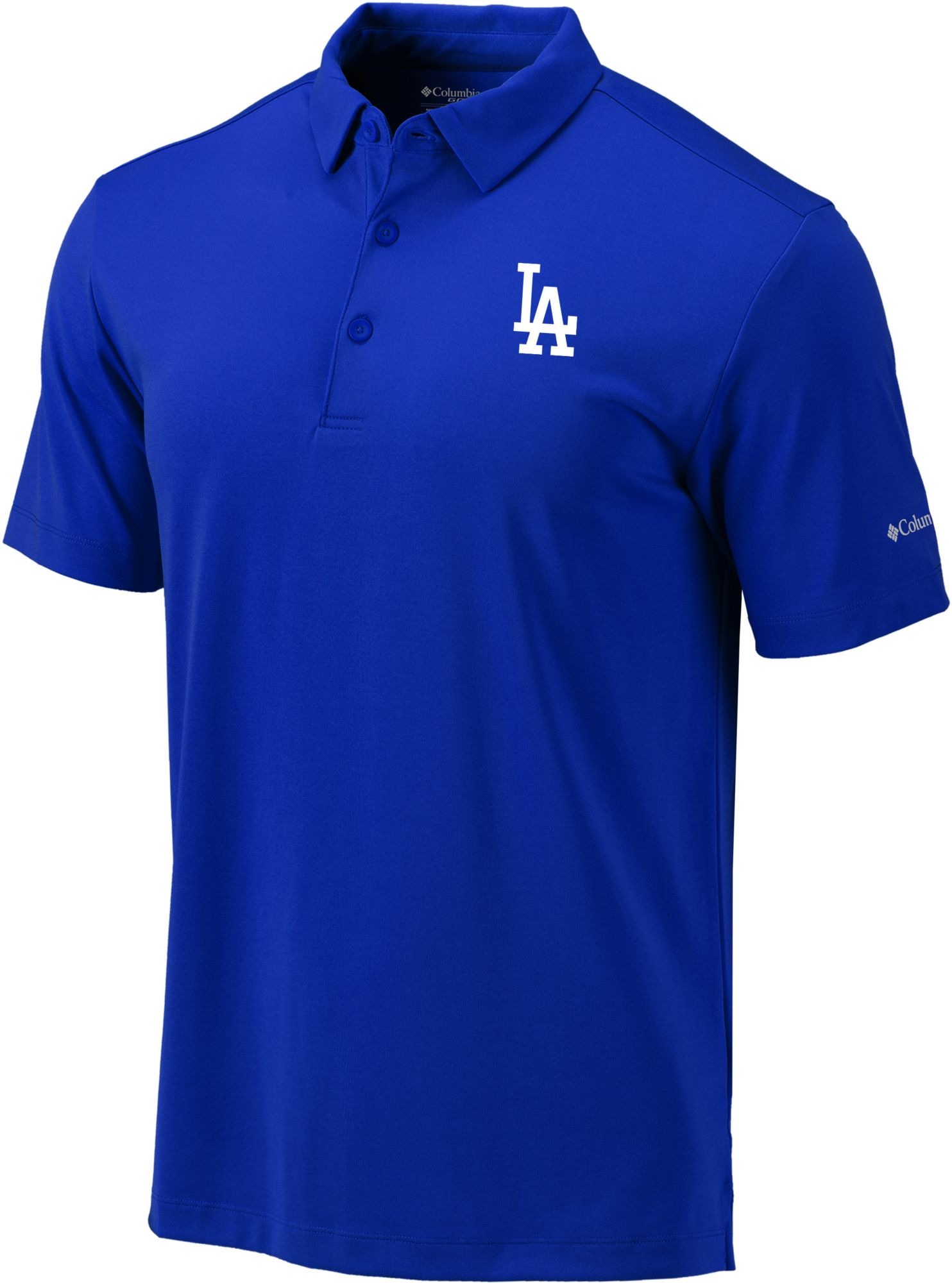 Columbia Men's Los Angeles Dodgers Blue Drive Performance Polo