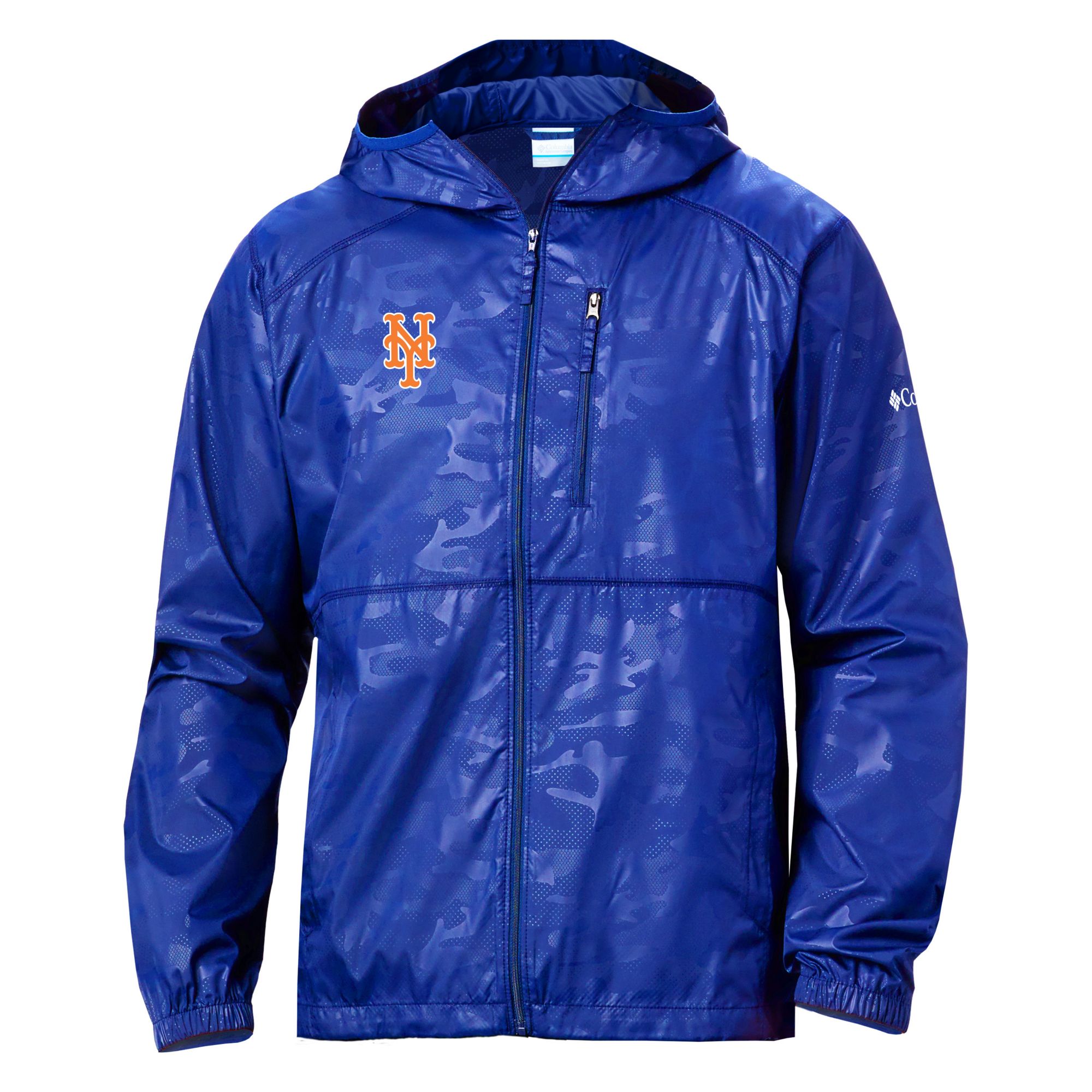 Columbia Men's New York Mets Blue Camo Flash Forward Windbreaker product image