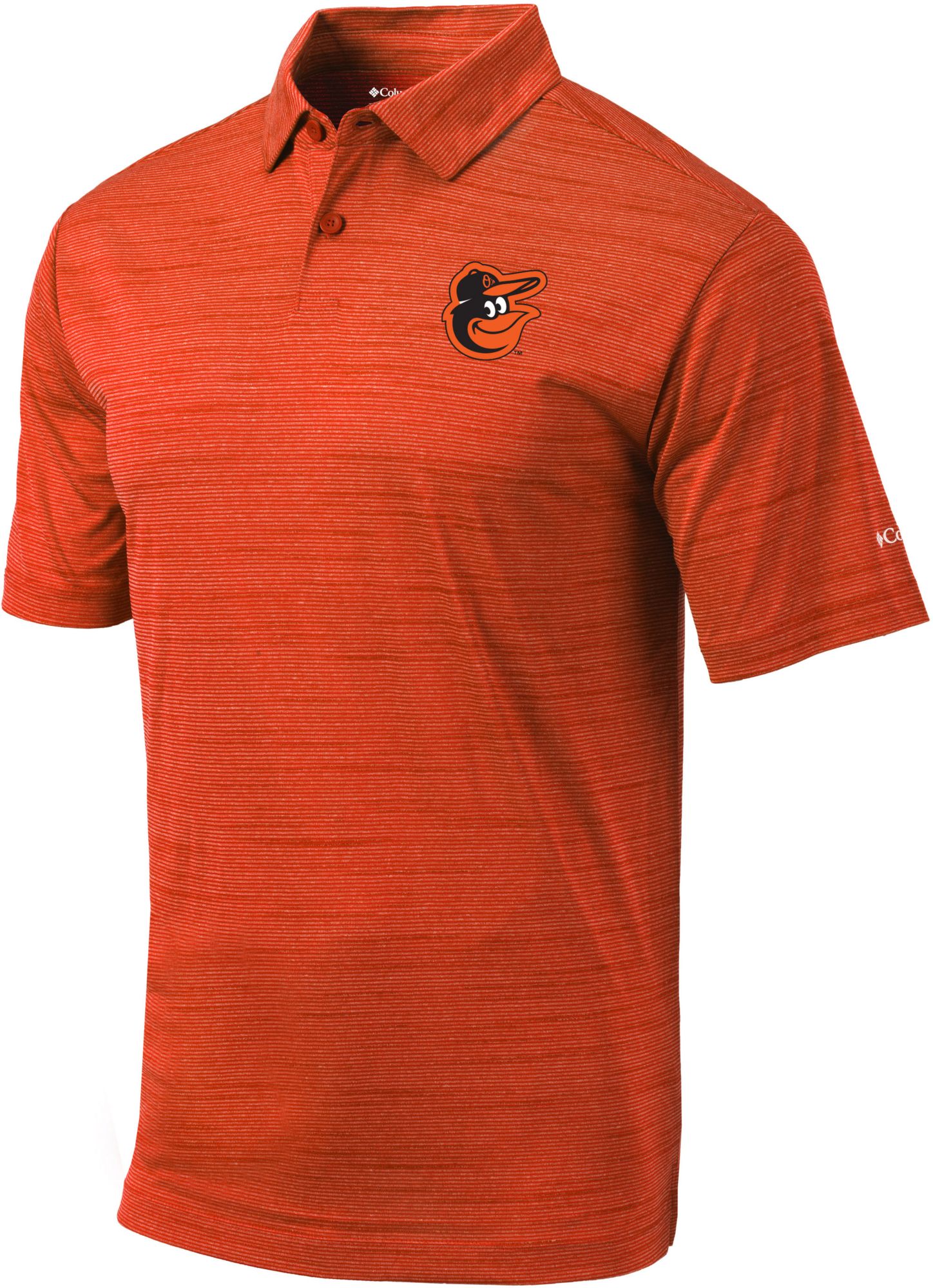 Lids Baltimore Orioles Columbia Omni-Wick Shotgun Polo - Orange