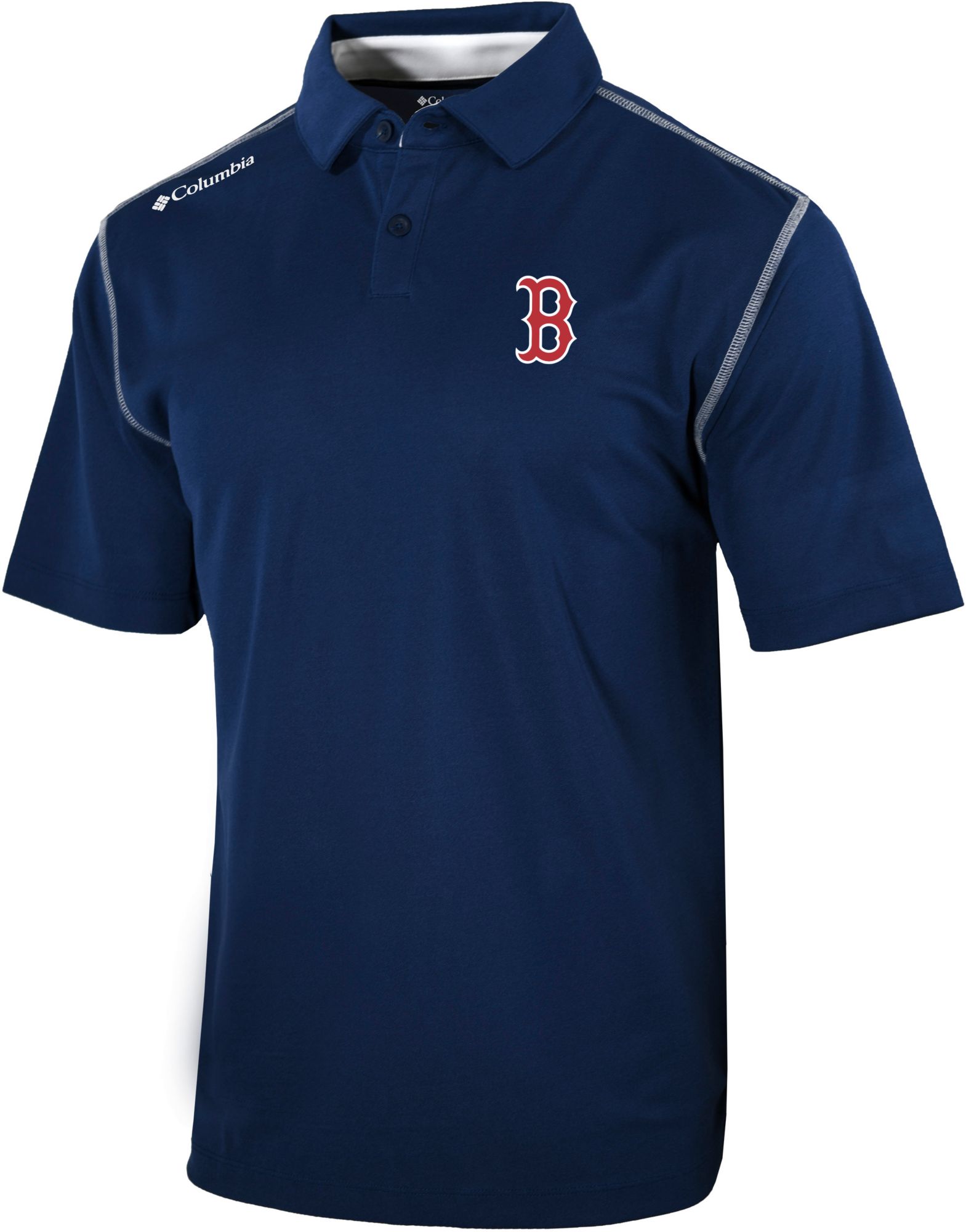 Columbia Men's Boston Red Sox Navy Shotgun Polo