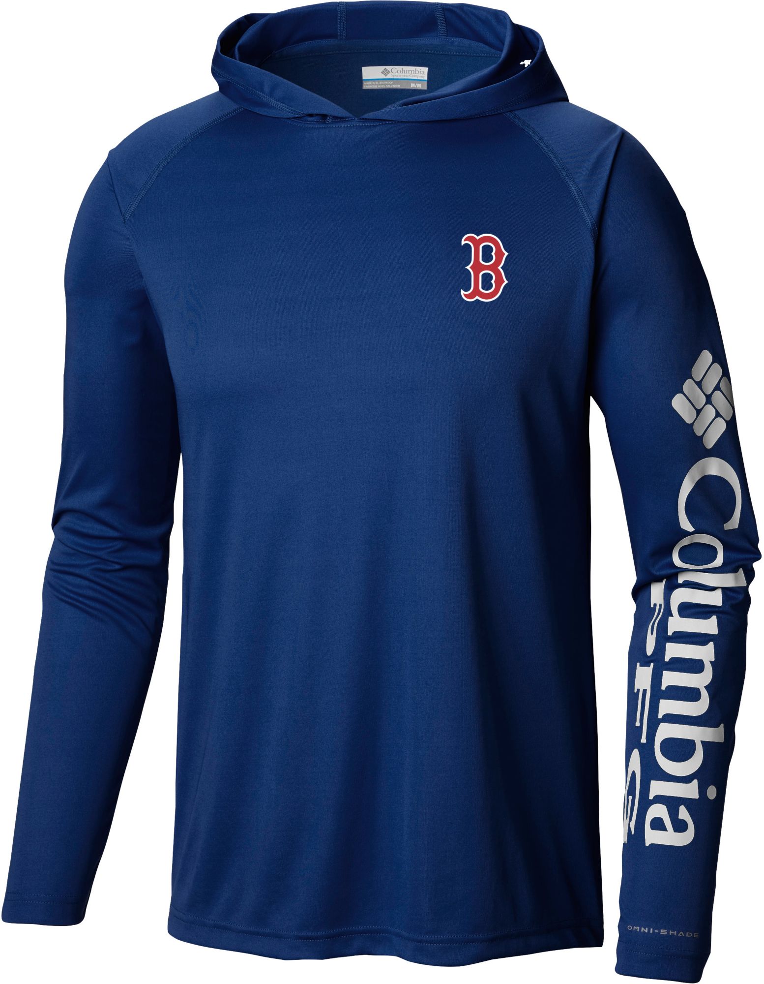 Columbia Men's Boston Red Sox Navy Tackle Pullover Hoodie product image
