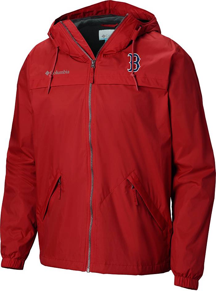 Columbia Men's Boston Red Sox Red Oroville Creek Rain Jacket