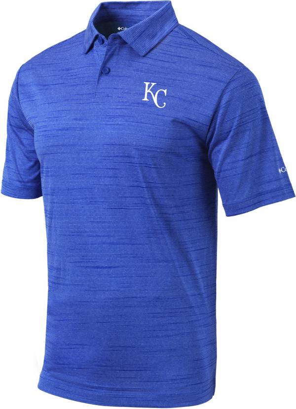 Kansas City Royals True Fan Mens Jersey Blue Size Large Button Up Short  Sleeve