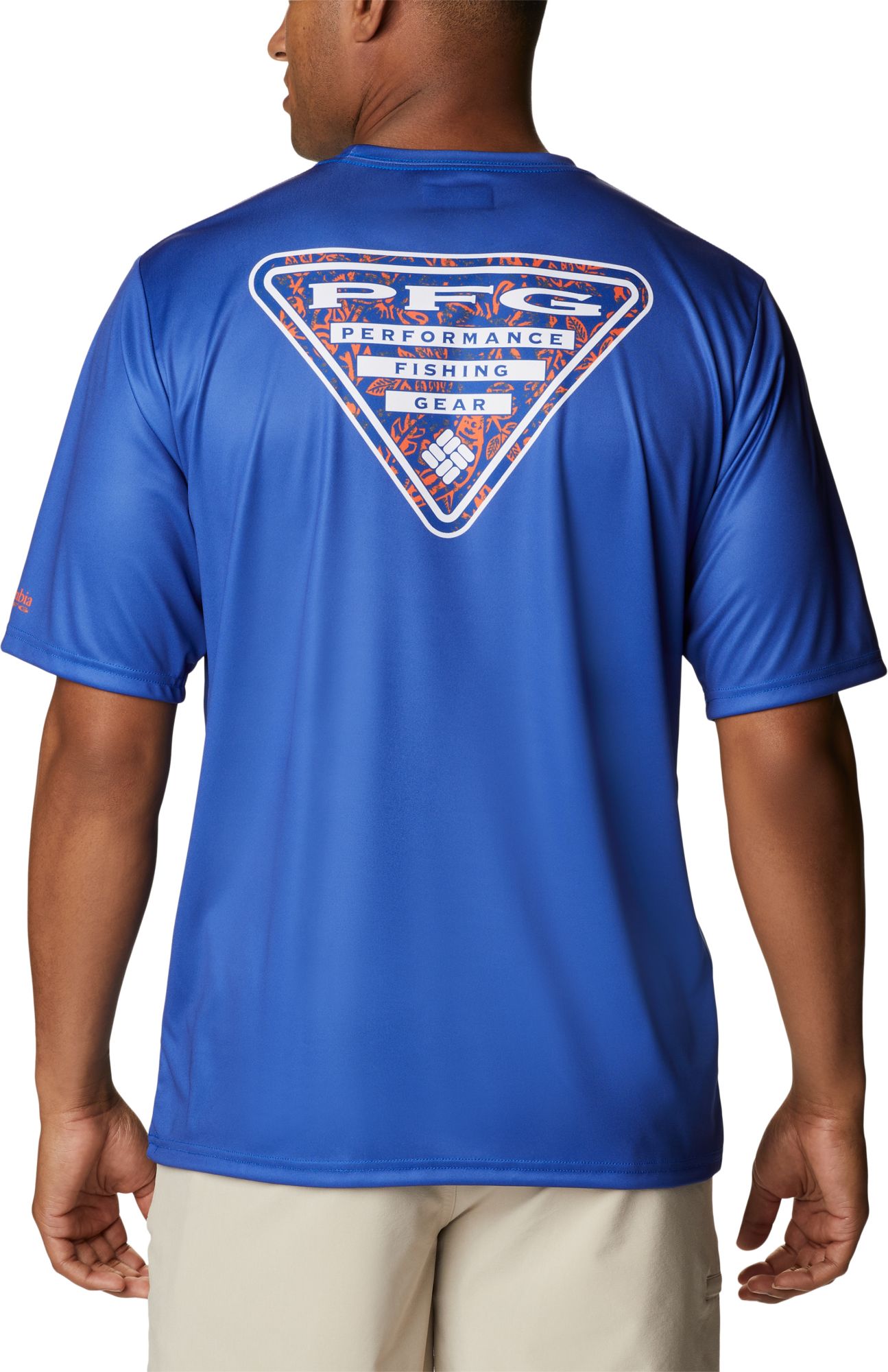 Columbia Men's Florida Gators Blue Terminal Tackle Shirt