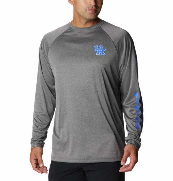 Columbia Men's Kentucky Wildcats Grey Terminal Tackle Longsleeve T-Shirt product image