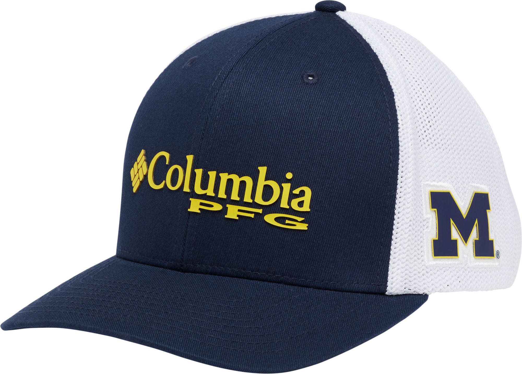 Columbia Men's Michigan Wolverines Blue Adjustable Hat product image