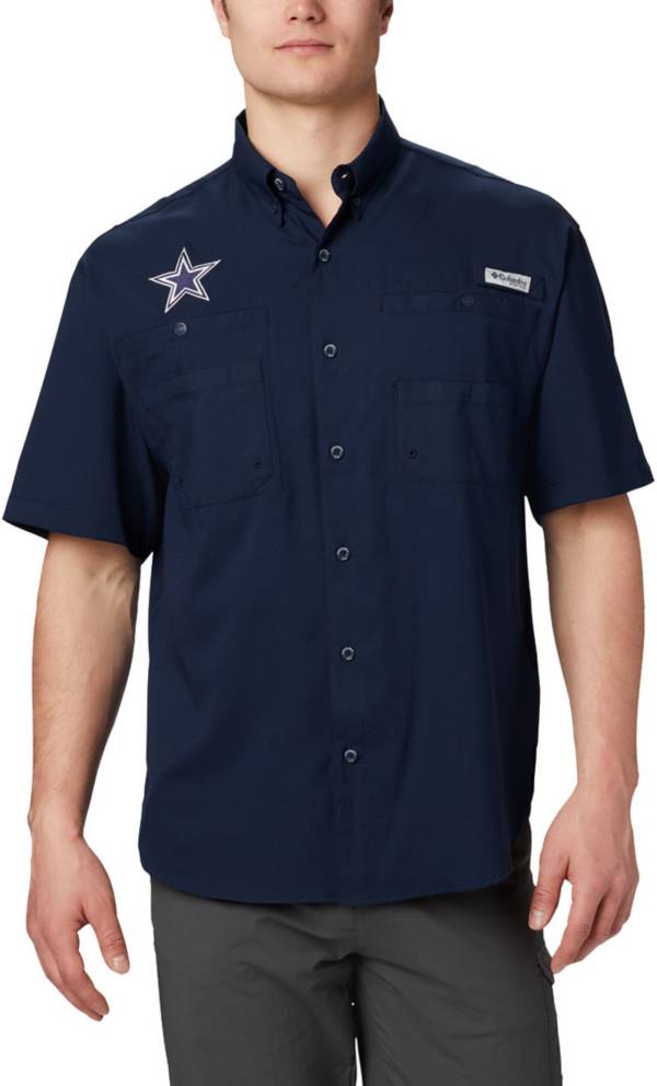 Columbia Men's Dallas Cowboys Tamiami Navy Woven T-Shirt | Dick's Sporting  Goods