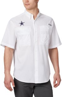 Columbia Men's Dallas Cowboys Dorad Isle Navy Polo