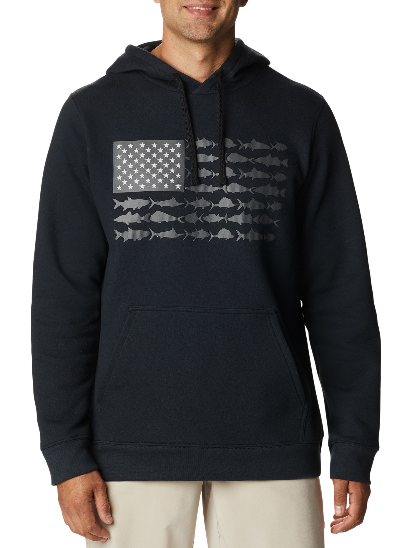 Columbia Men s PFG Fish Flag II Hoodie