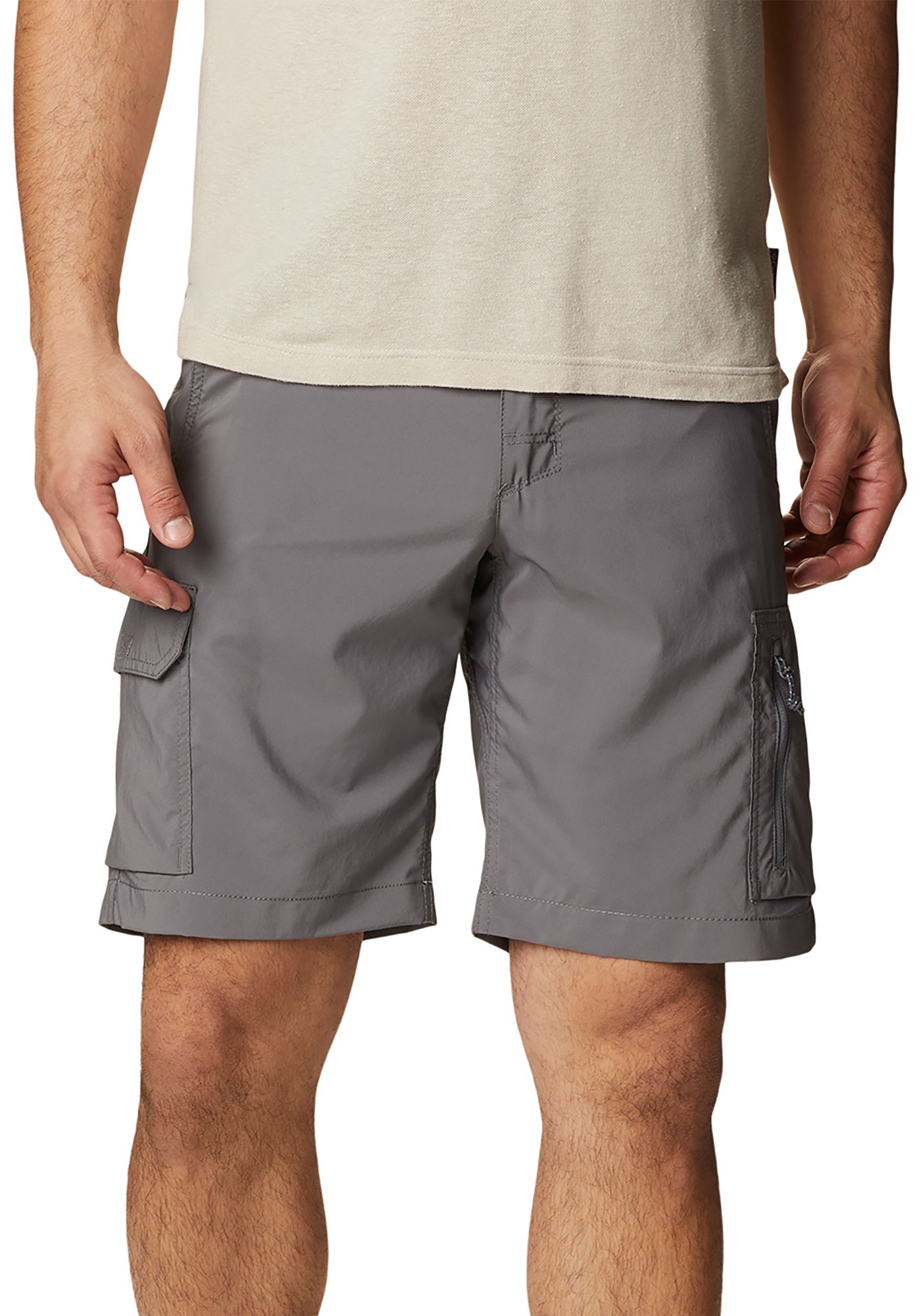 Columbia Men s Silver Ridge Utility Cargo Shorts Size 38 City Grey