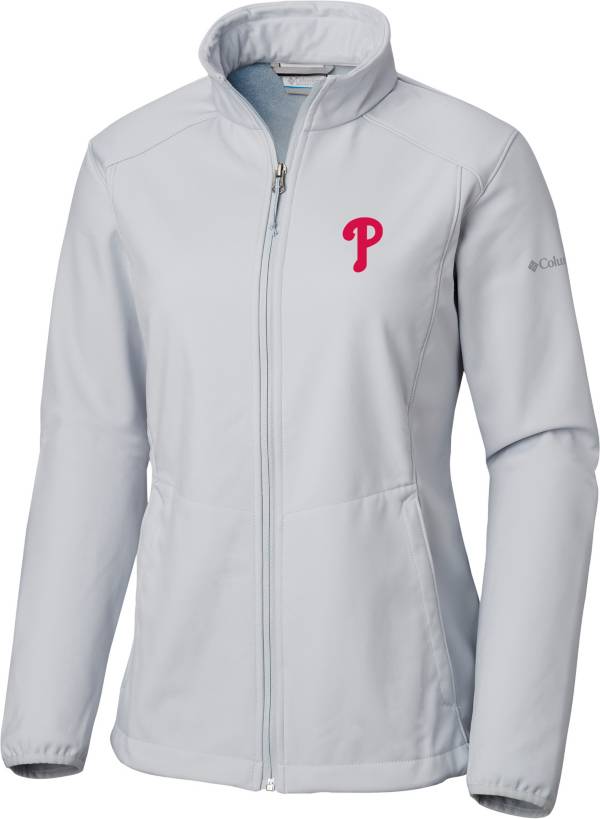 Philadelphia Phillies Nike Women's Gym Vintage Team Full-Zip Hoodie - Red