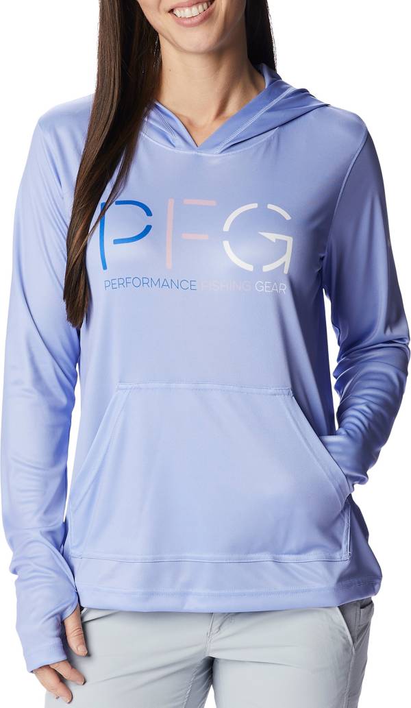 Columbia Women's Tidal Tee PFG Gigatype Hooded Long Sleeve Shirt product image