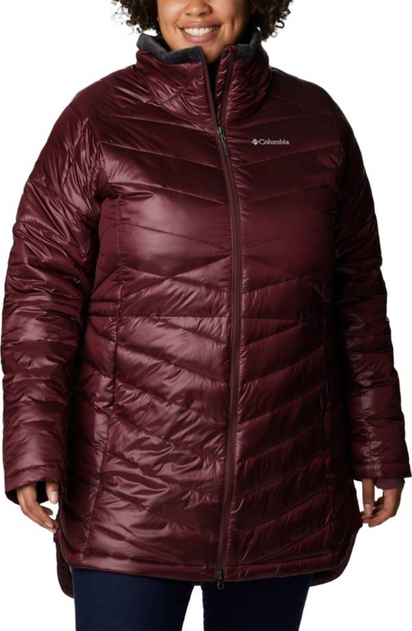 Columbia Joy Peak Novelty Mid Jacket Womens Large Black Puffer