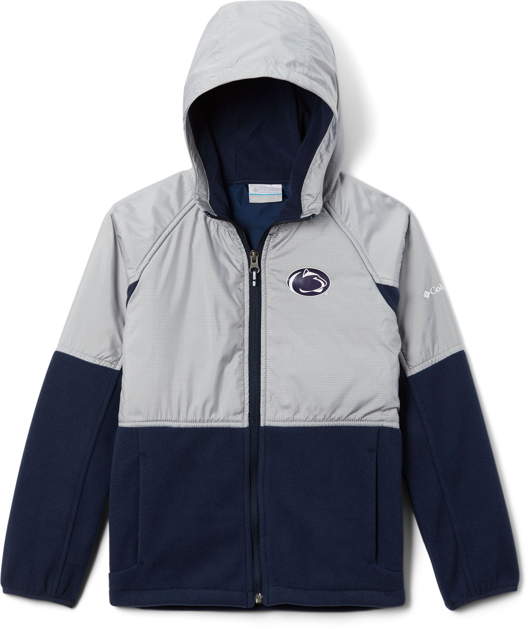 Columbia Youth Penn State Nittany Lions Blue Flanker Full Zip Jacket product image
