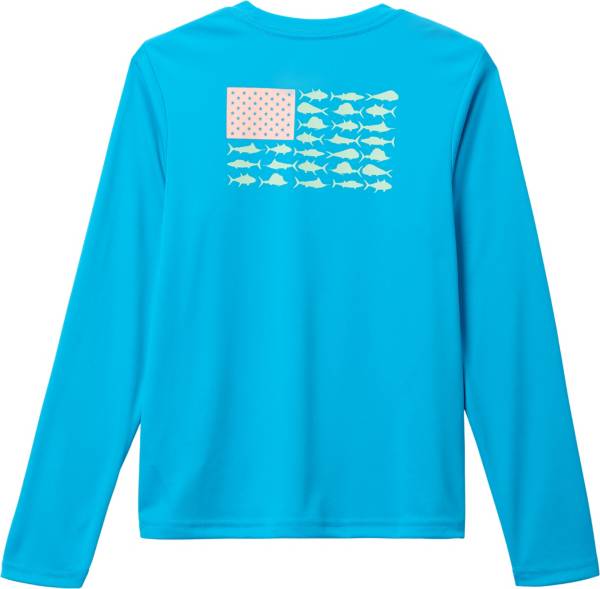 Columbia Boys' Tackle Fish Flag Long Sleeve Shirt product image