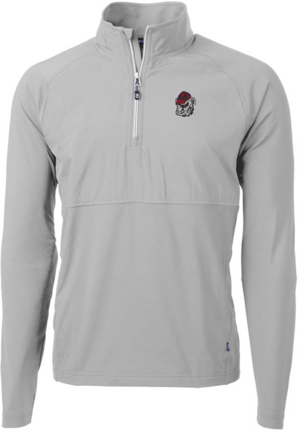 Cutter & Buck Men's Georgia Bulldogs Grey Adapt Eco Knit Stretch ...