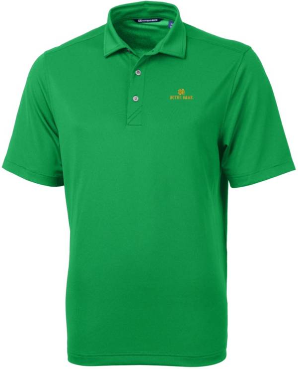 Cutter & Buck Men's Notre Dame Fighting Irish Kelly Green Virtue Eco
