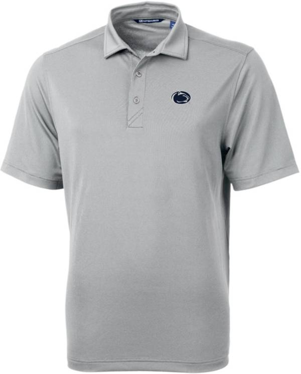 Cutter & Buck Men's Penn State Nittany Lions Grey Virtue Eco Pique Polo product image