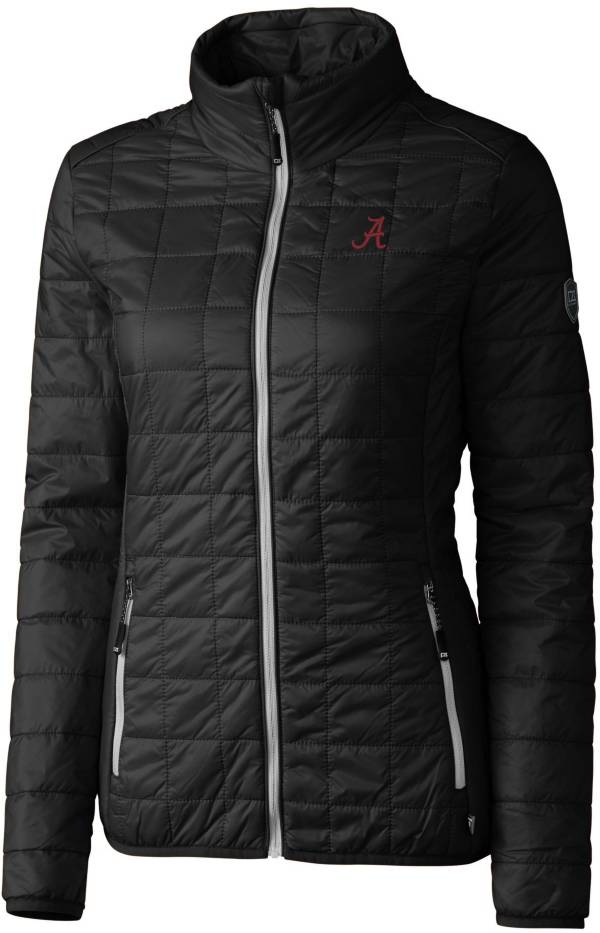 Cutter & Buck Women's Alabama Crimson Tide Black Rainier PrimaLoft Eco