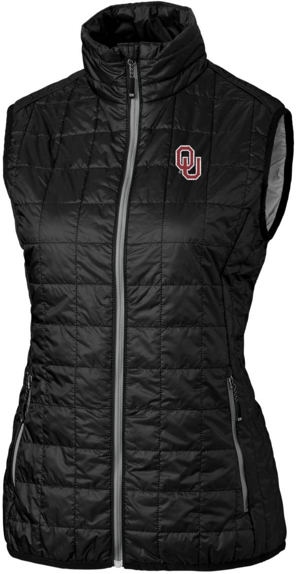 Cutter & Buck Women's Oklahoma Sooners Black Rainier PrimaLoft Eco Full