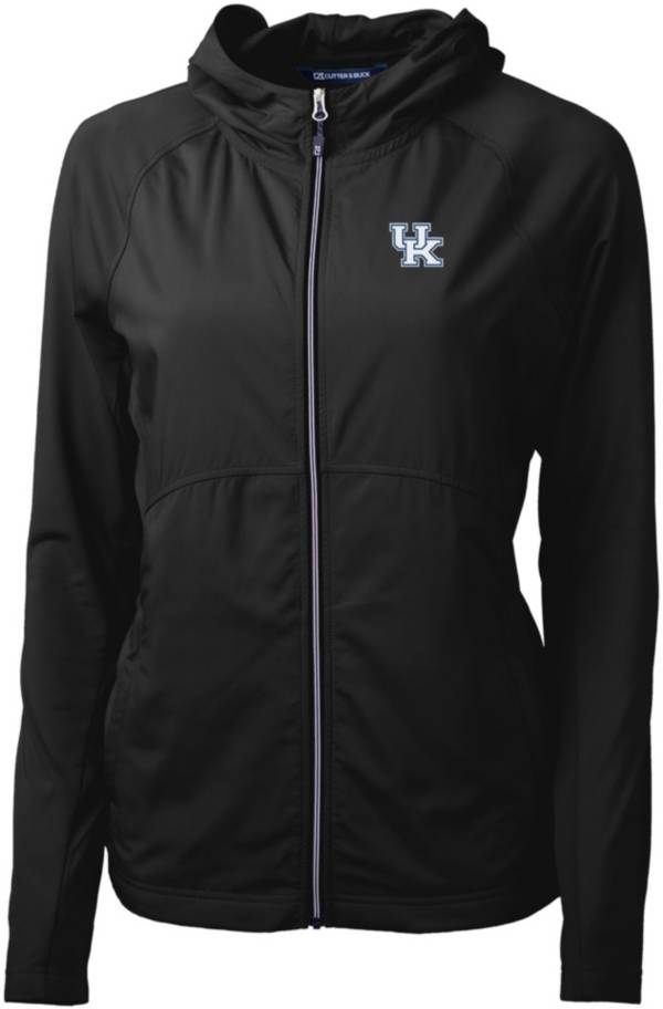 Cutter & Buck Women's Kentucky Wildcats Black Adapt Eco Knit Stretch Full-Zip Jacket product image
