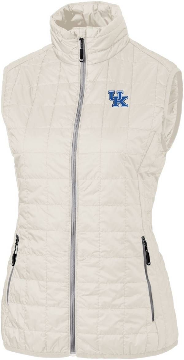Cutter & Buck Women's Kentucky Wildcats Coconut Rainier PrimaLoft Eco Full-Zip Vest product image