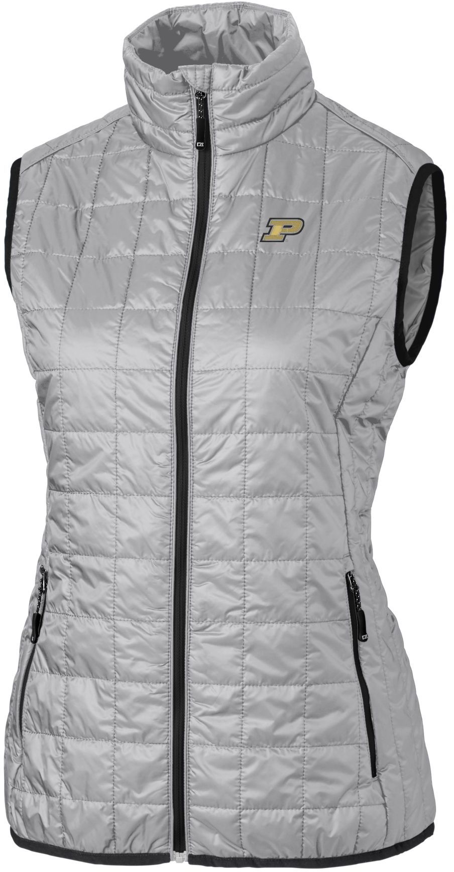 Cutter & Buck Women's Purdue Boilermakers Rainier PrimaLoft Eco Full-Zip Vest