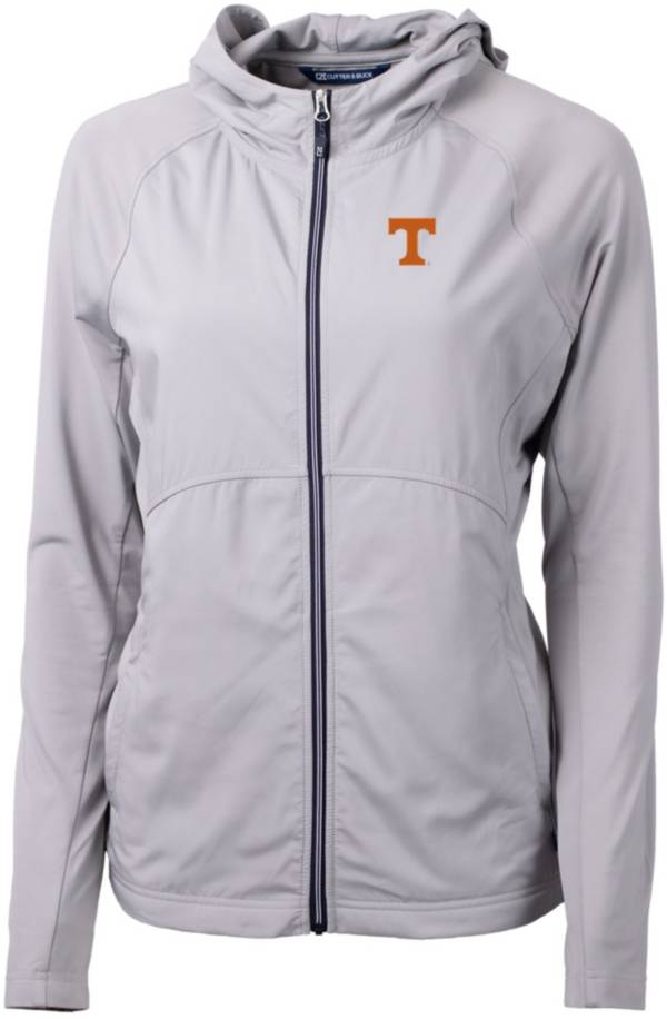 Cutter & Buck Women's Tennessee Volunteers Grey Adapt Eco Knit Stretch Full-Zip Jacket product image
