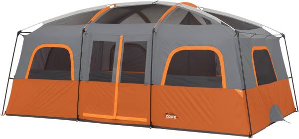 Core Equipment 10-Person Straight Wall Cabin Tent With Full Rainfly