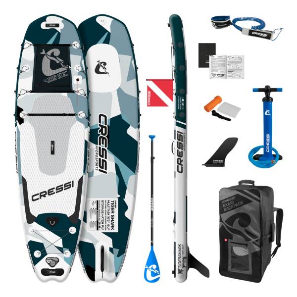 Cressi Tiger Shark Inflatable Stand-Up Paddle Board Set product image