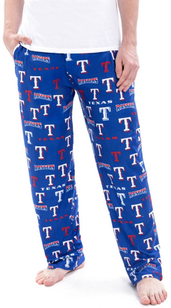 Concepts Men's Texas Rangers Royal All Over Print Knit Pants product image